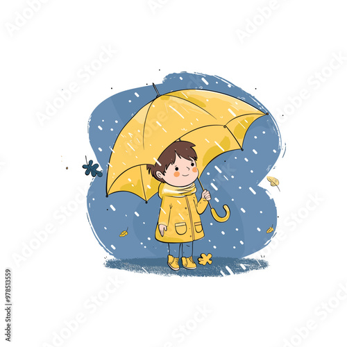 Child logo style icon design template vector illustration