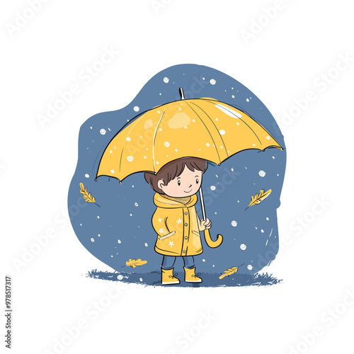 Child logo style icon design template vector illustration