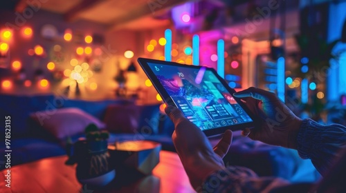 Smart Home Control in a Cozy Atmosphere
