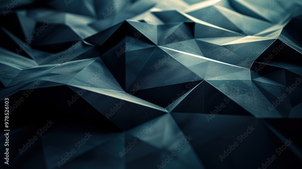 Obraz premium Abstract Dark Geometric Pattern