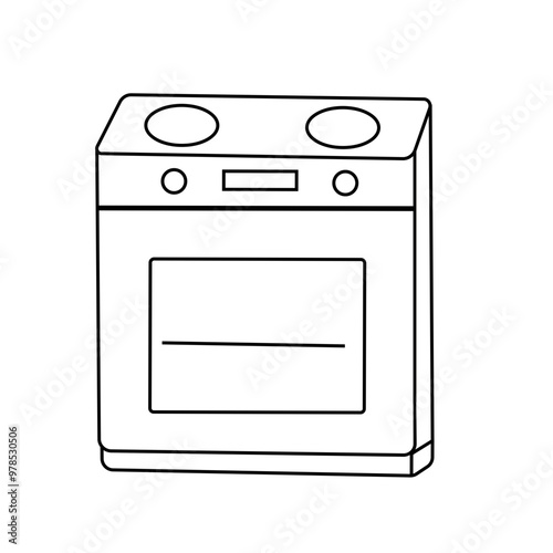 Washing machine electrical appliances icon.