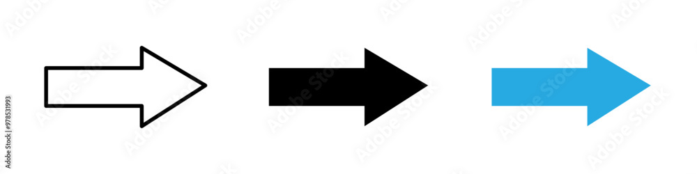 Arrow Icon thin line illustration Arrow Icon thin line illustration