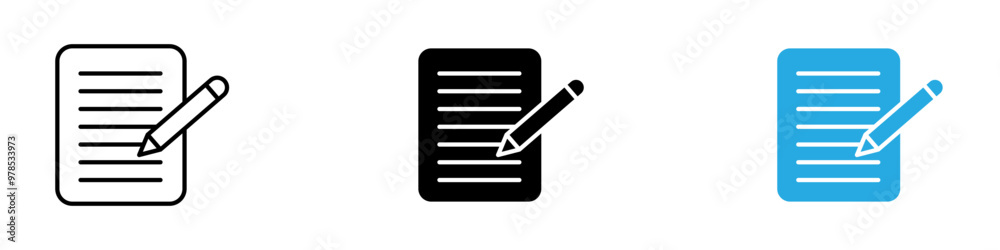 Form icon thin line illustration Form icon thin line illustration