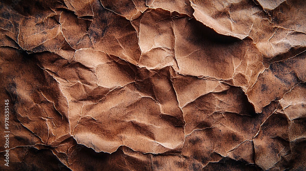 Old Wrinkled Paper Texture : Generative AI Old Wrinkled Paper Texture : Generative AI