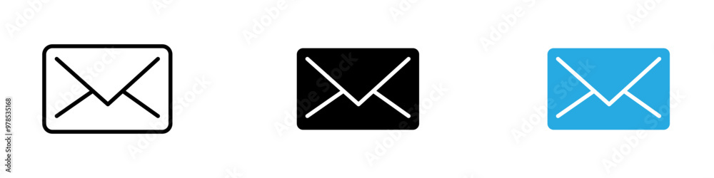 Mail Icon thin line illustration Mail Icon thin line illustration