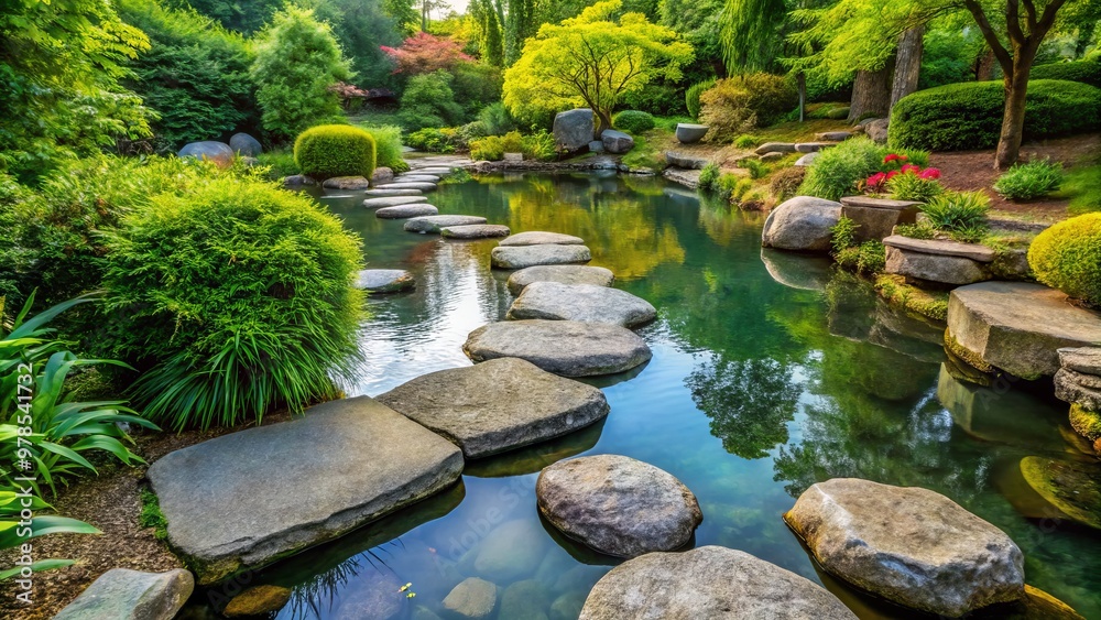 Stone Path In Water