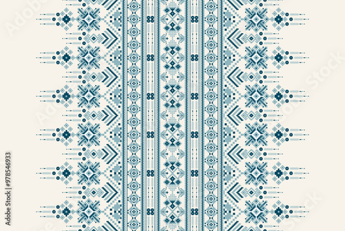 Geometric ethnic oriental pattern vector illustration	
 photo