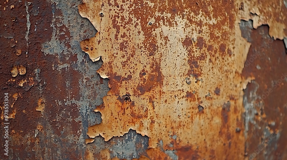 Rusted Metal Sheet Texture : Generative AI Rusted Metal Sheet Texture : Generative AI