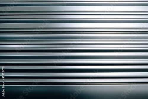 Abstract Silver Metal Texture with Horizontal Stripes