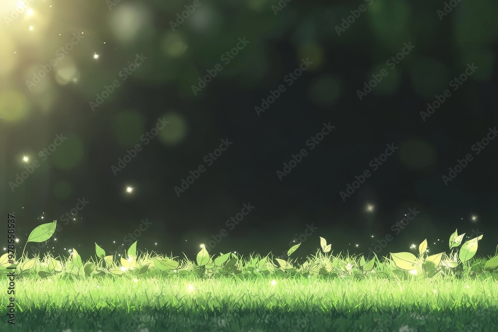 Obraz premium Abstract background on the theme of nature, energy conservation and ecology. Love for the earth and nature. 
