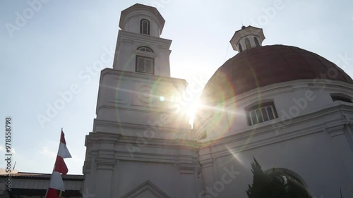 Protestant Church in Western Indonesia (Gereja Protestan Indonesia Bagian Barat) in Semarang, Central Java. The locals call it Blenduk Church.