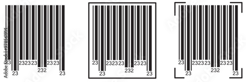 Scanning barcode icon