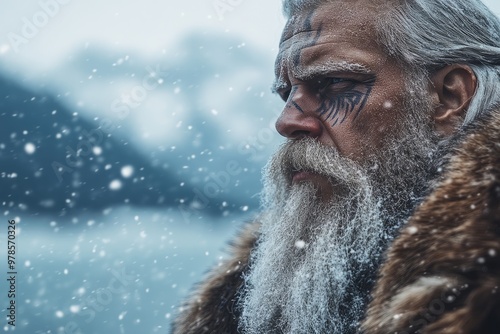 Nordic adventurer: viking, delving into the world of a fierce explorer maritime prowess, skilled craftsmanship, and the sagas that immortalize their influence on medieval Europe and beyond photo