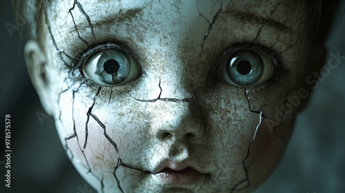 Creepy Broken Doll photo