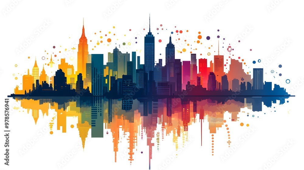 Fototapeta premium Local Pride Create a shirt that showcases the landmarks or symbols unique to your community.