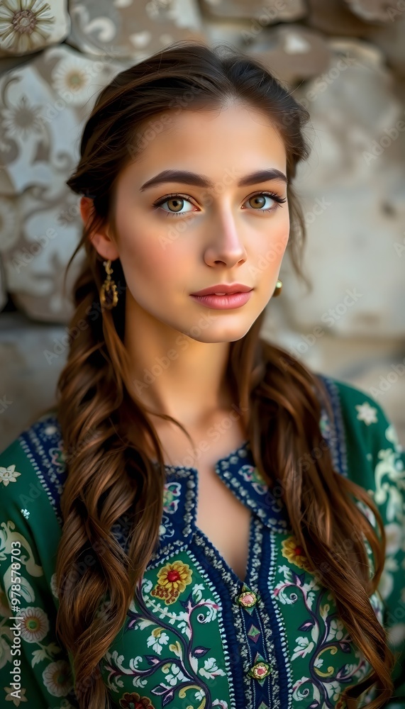portrait of beautiful Montenegro young woman portrait of beautiful Montenegro young woman