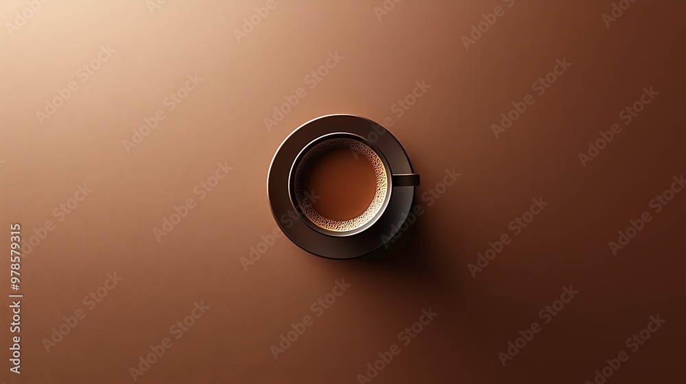 Abstract Vector Coffee Icon : Generative AI Abstract Vector Coffee Icon : Generative AI
