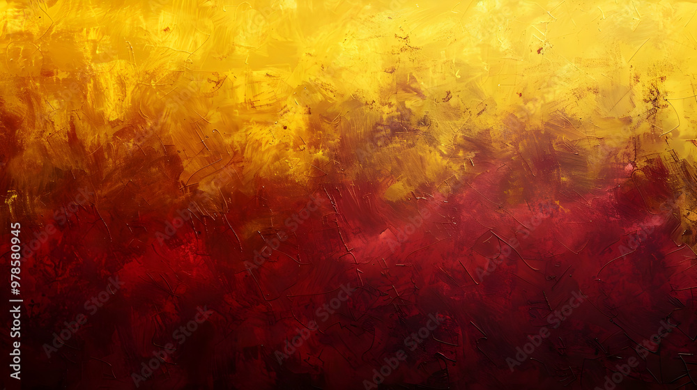 Fototapeta premium Gradient Yellow to Maroon abstract background