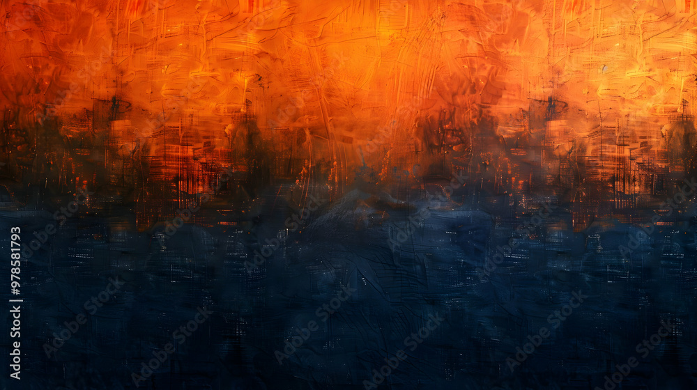 Gradient Orange to Navy abstract background Gradient Orange to Navy abstract background