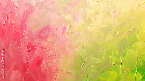 Gradient Pink to Lime abstract background