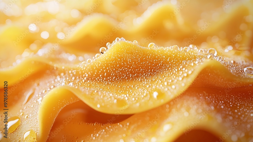 Pasta Texture Top View : Generative AI Pasta Texture Top View : Generative AI