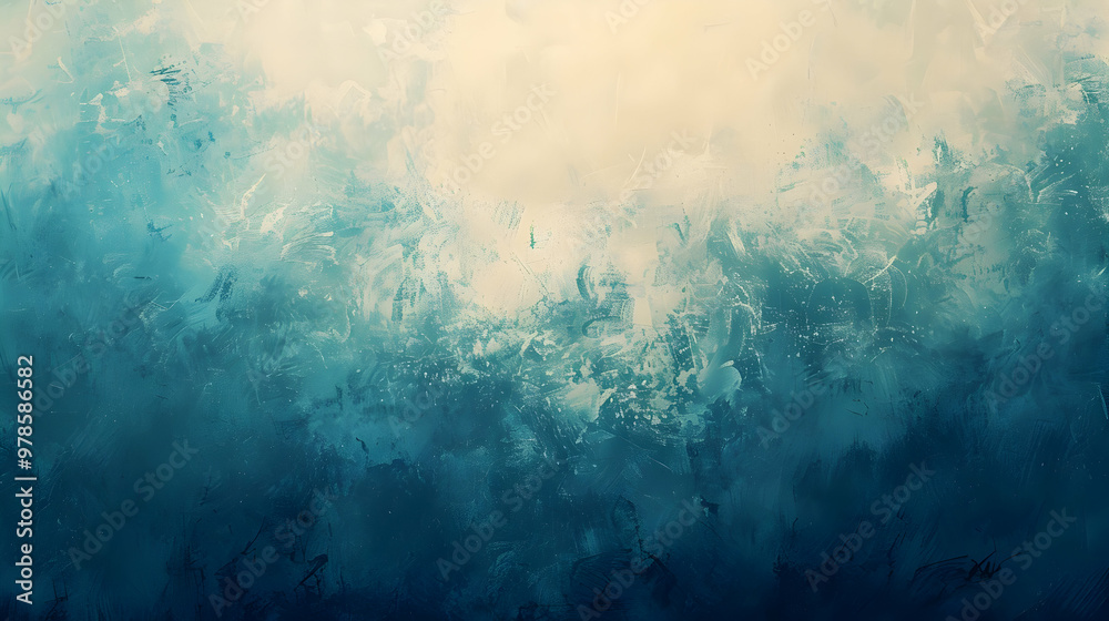 Obraz premium Gradient Azure to Beige abstract background