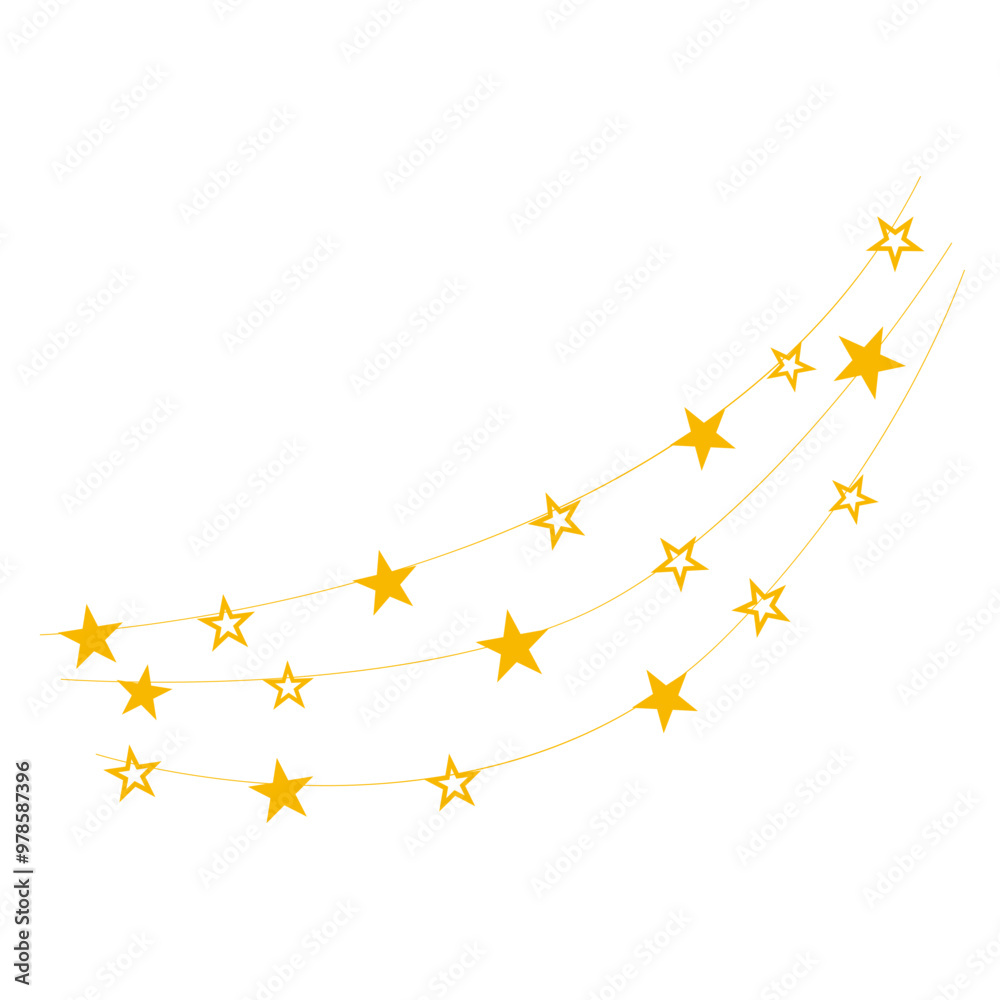 Obraz premium Elegant Gold New Year Decoration