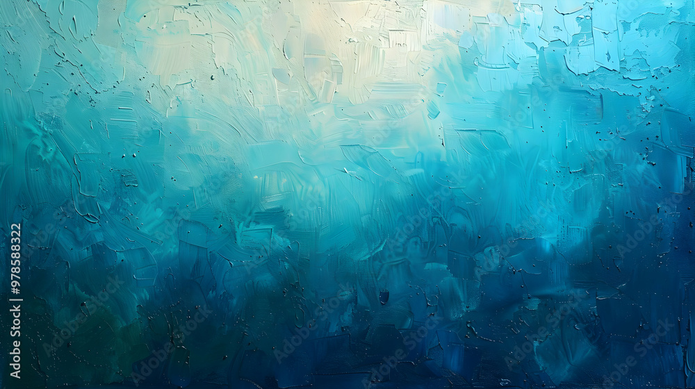 Obraz premium Gradient Azure to Turquoise abstract background