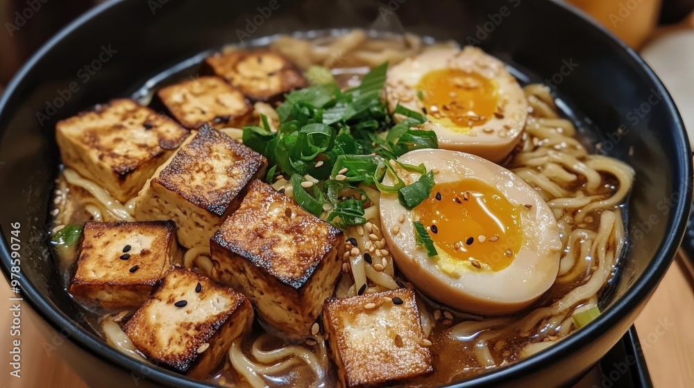 DIY Healthful Vegan Vegetable Ramen with Egg and Tofu
DIY Healthful Vegan Vegetable Ramen with Egg and Tofu