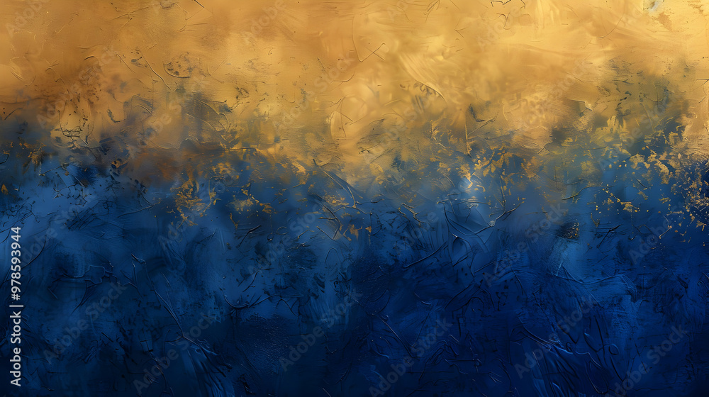 Gradient Gold to Indigo abstract background Gradient Gold to Indigo abstract background