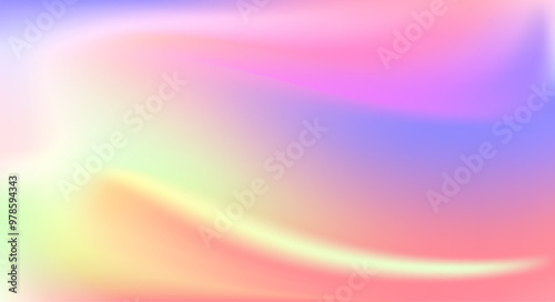 Abstract blur holographic rainbow foil iridescent background