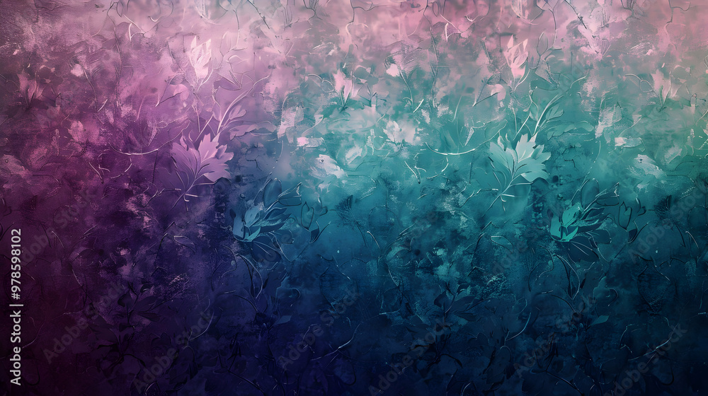 Obraz premium Gradient Mint to Thistle abstract background