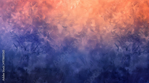 Gradient Periwinkle to Apricot abstract background