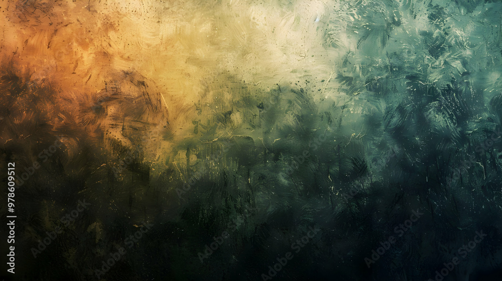 Obraz premium Gradient Charcoal to Honeydew abstract background