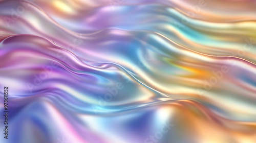 A stunning abstract image of flowing pastel waves, blending colors and creating a dreamy, ethereal atmosphere for design.