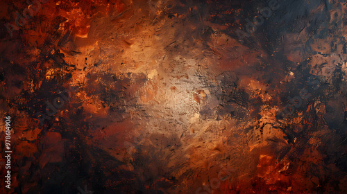 Gradient Copper to Ebony abstract background