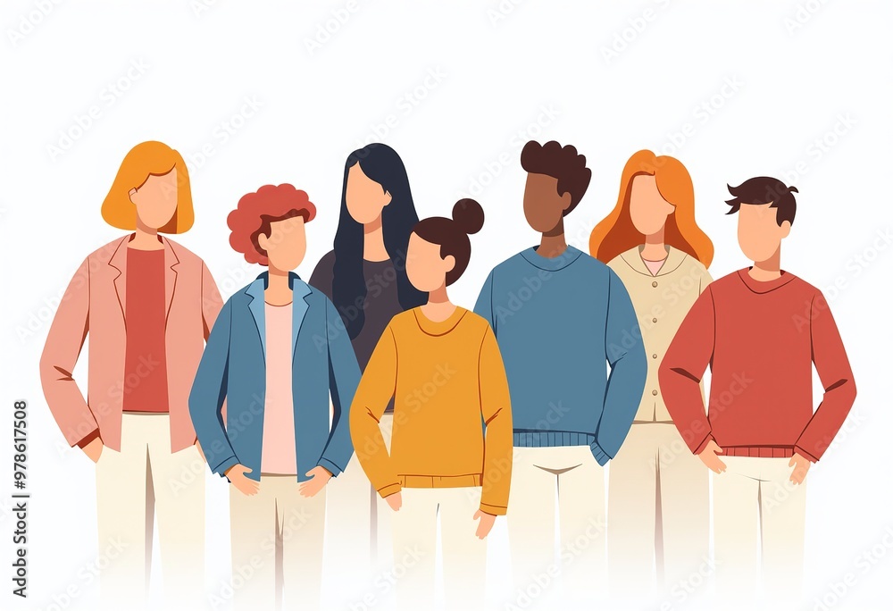 Isolated Figures: A Colorful Collection of People in Solitude Isolated Figures: A Colorful Collection of People in Solitude