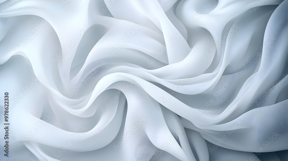 Abstract swirls intertwined with fine lace-like textures, pure white on light gray, ethereal and airy, high-detail vector illustration, minimalist aesthetic. Abstract swirls intertwined with fine lace-like textures, pure white on light gray, ethereal and airy, high-detail vector illustration, minimalist aesthetic.