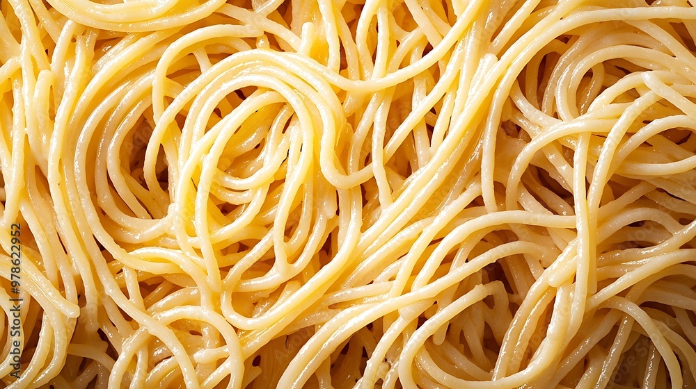 Spaghetti Texture Top View : Generative AI