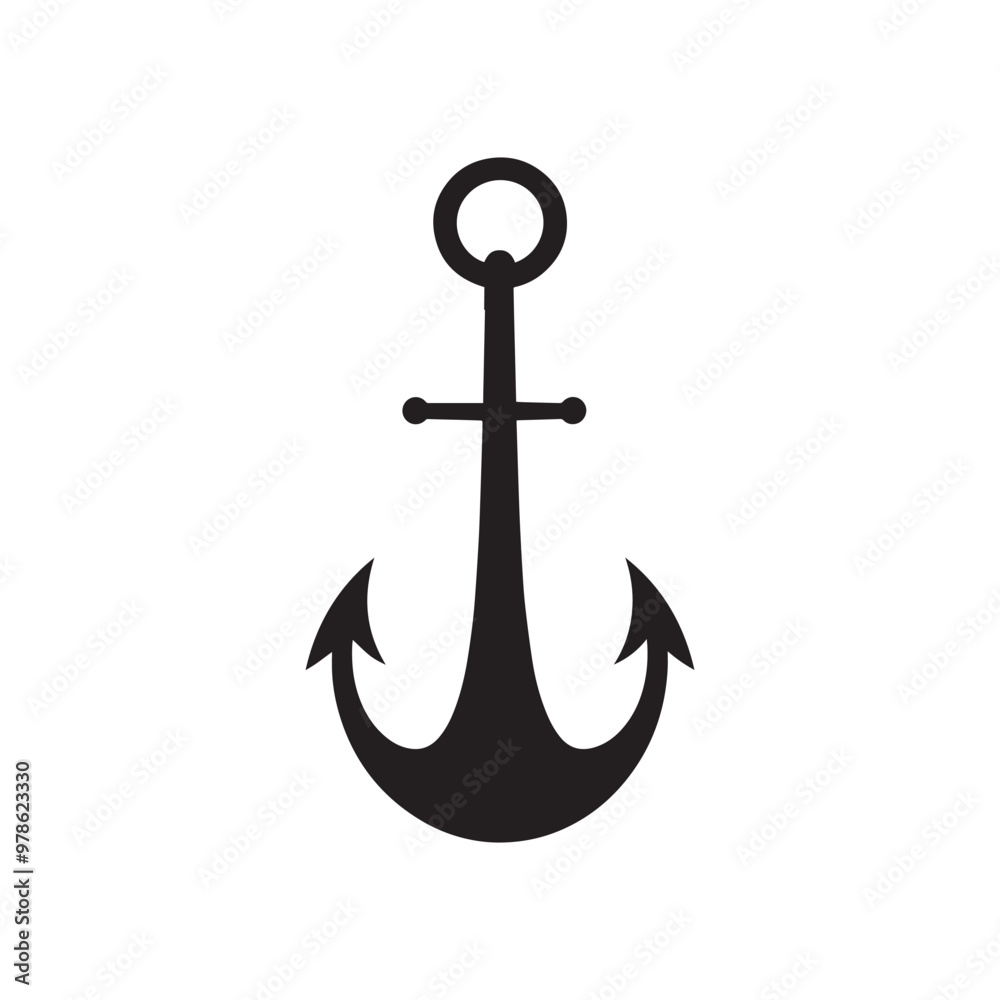 Pirate ClipArt Design - pirate ship hook vector illustration in black and white
 
