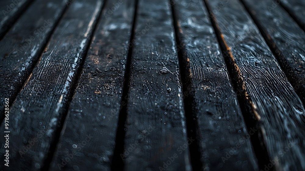 Black Dusty Wooden Tabletop Texture : Generative AI Black Dusty Wooden Tabletop Texture : Generative AI