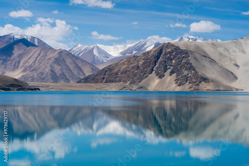 Reflection of Pure Lake Water in the Pamir Plateau, Xinjiang, China
