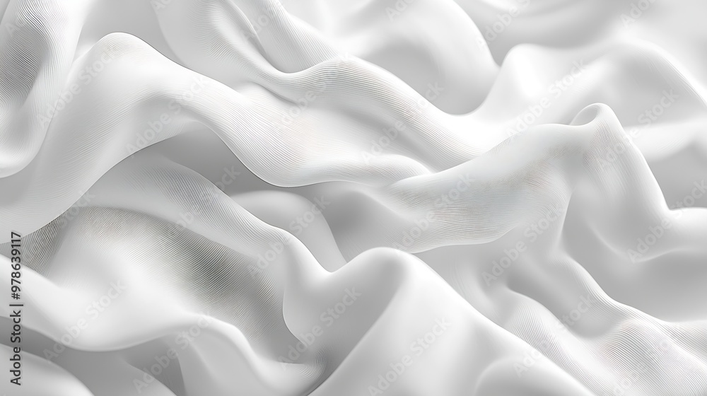 Abstract White Vector Pattern : Generative AI Abstract White Vector Pattern : Generative AI
