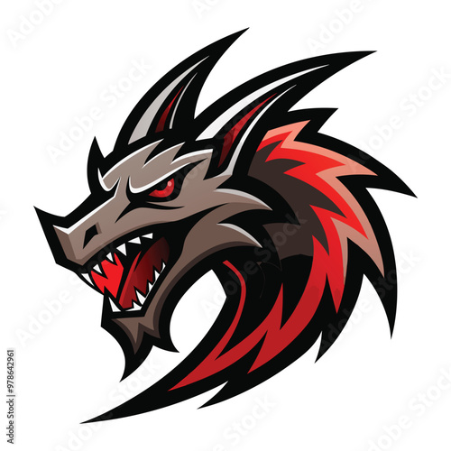 dragon head mascot