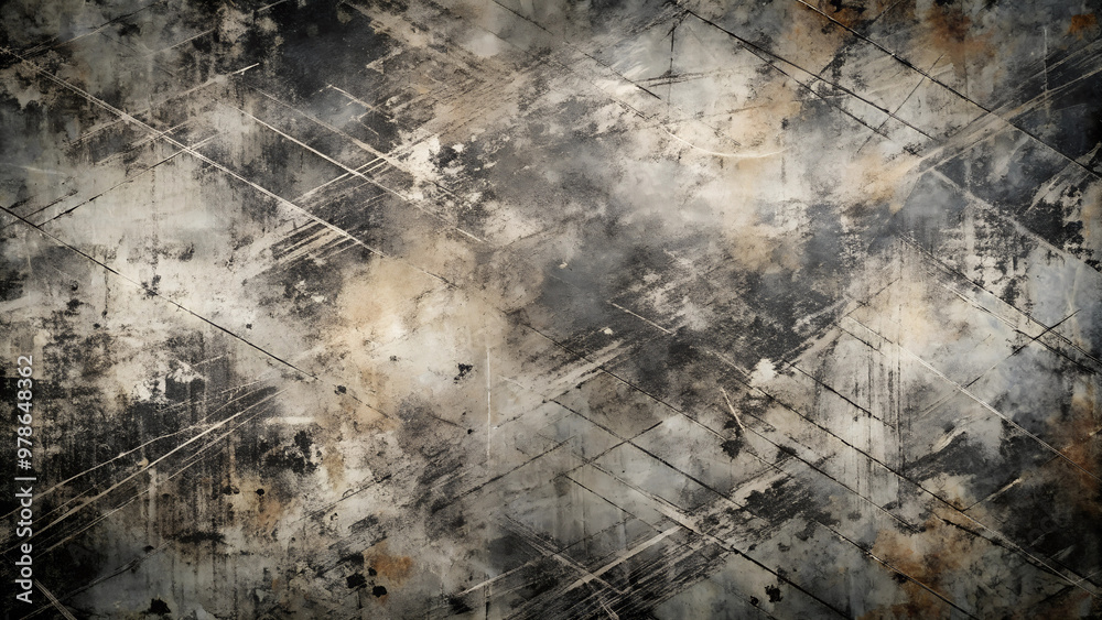 Gritty Grunge Texture in Black and White Representing Urban Decay Gritty Grunge Texture in Black and White Representing Urban Decay