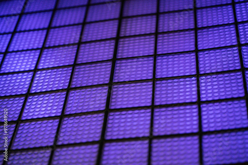 abstract blue purple grid