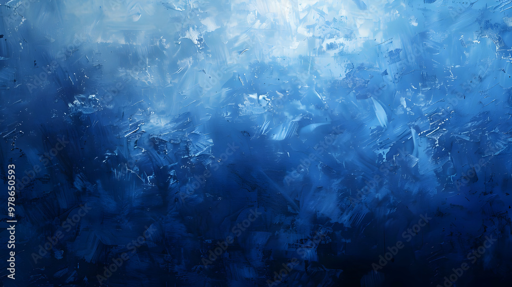 Obraz premium Gradient Midnight Blue to Powder Blue abstract background