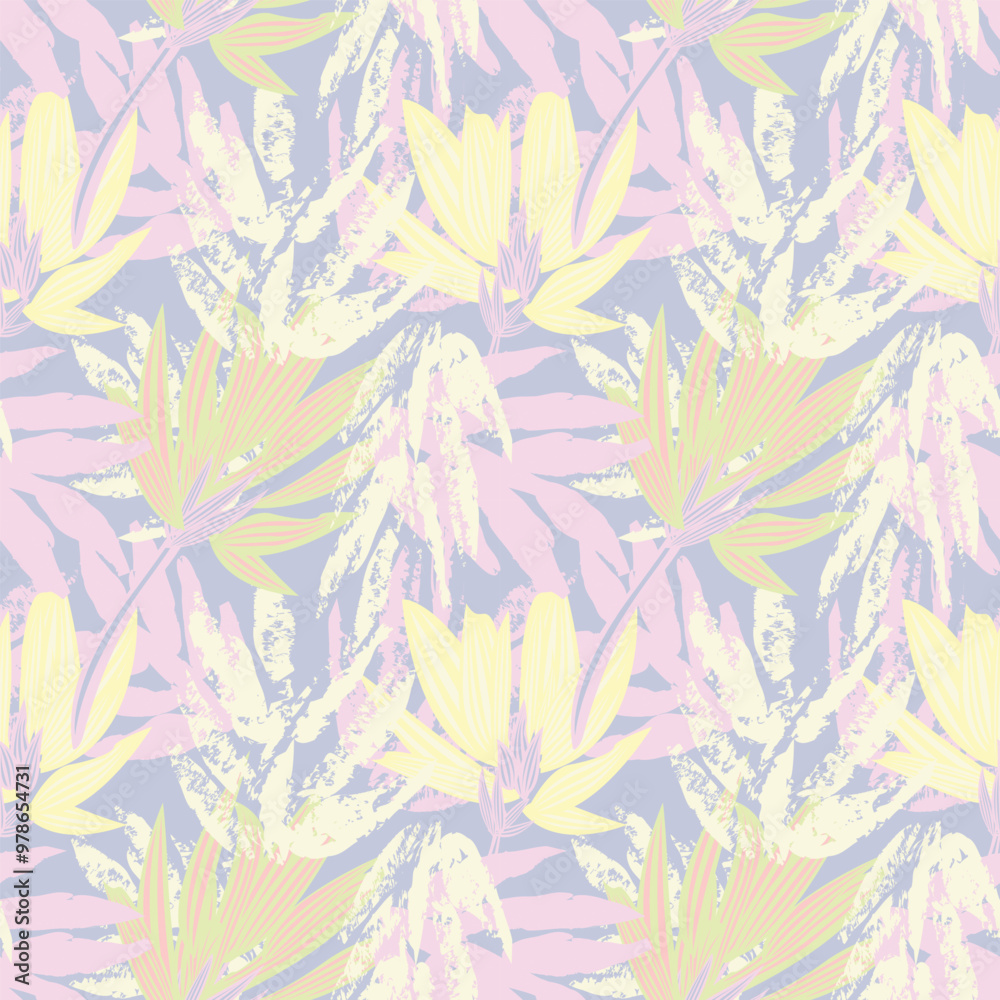 Pastel Abstract Floral Seamless Pattern Design Pastel Abstract Floral Seamless Pattern Design