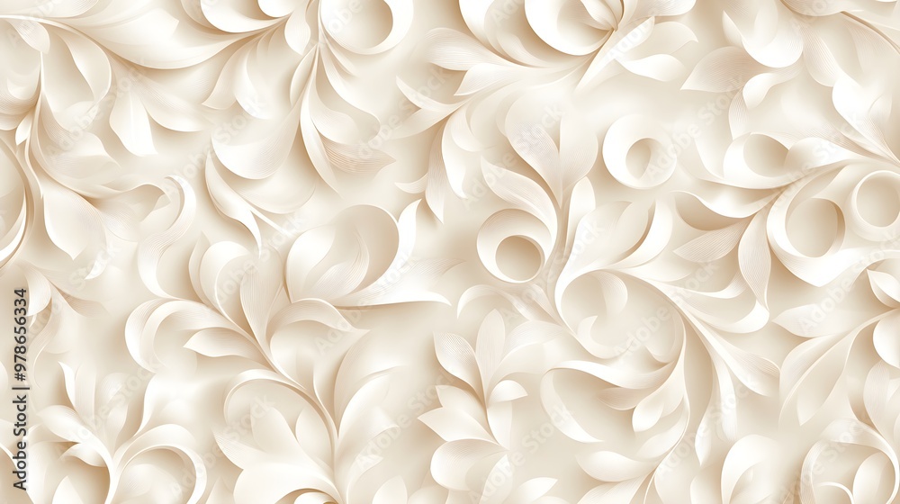 Elegant swirls in pastel tones forming a seamless pattern, delicate and refined, with a luxurious feel Elegant swirls in pastel tones forming a seamless pattern, delicate and refined, with a luxurious feel