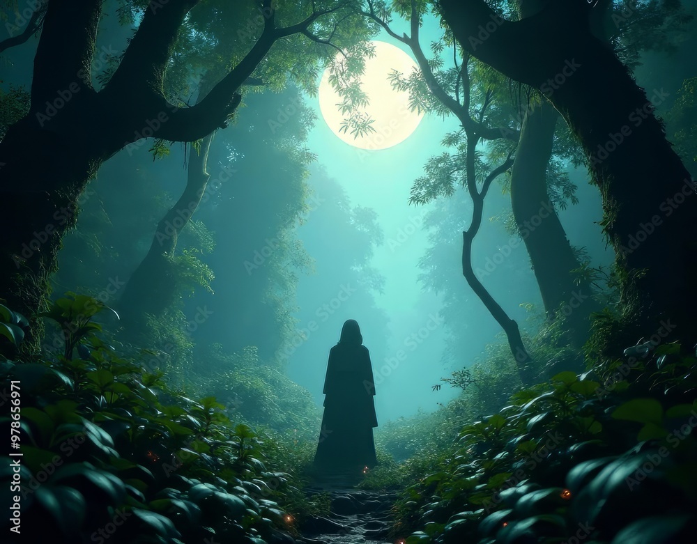 Immerse Yourself in the Enchanting Embrace of a Jungle Night